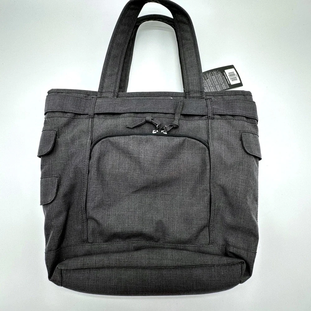 OGIO Melrose Tote Bag Storm Gray Heather Laptop Tablet Travel Work Bag NEW